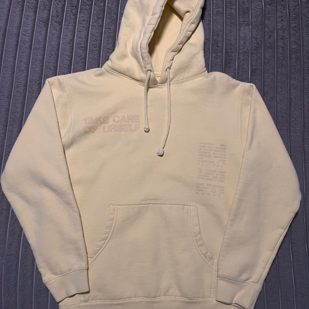 Men's Cream Hoodie